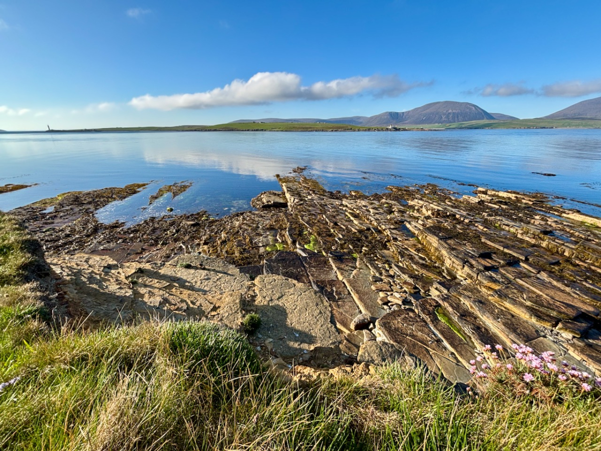 Hoy Island across Hoy Sound from Stromness, Mainland.